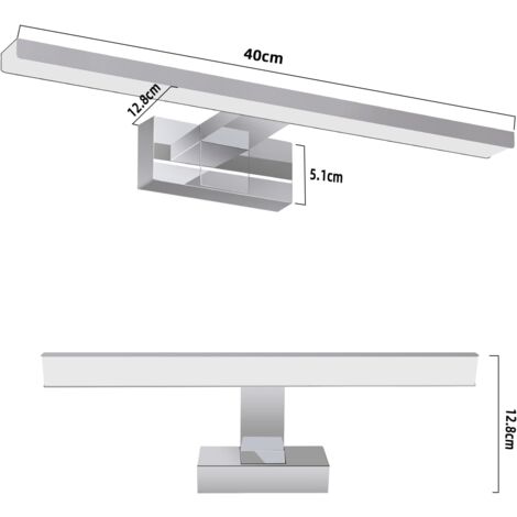 Luces LED Blancas Para Espejo De Tocador