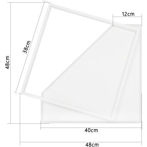 GBLY Lámpara de Techo Luz de Techo Regulable LED Lámpara de Dormitorio Blanca 53W Lámpara de Sala de Estar Moderna Lámpara de Cocina de 48 cm para Pasillo de Cocina