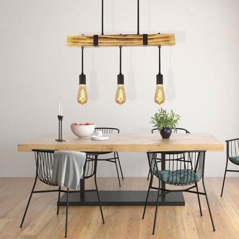 ZMH Lámpara Colgante De Mesa De Comedor, 4 Bombillas