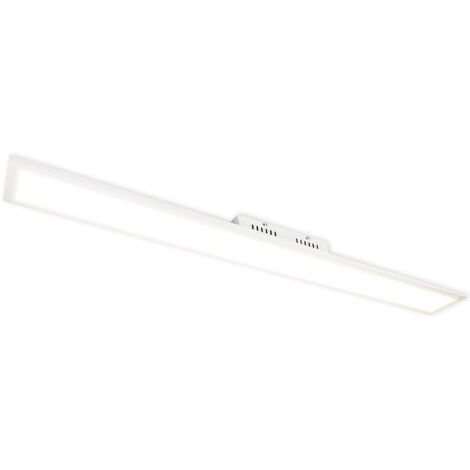 Lámpara de techo LED regulable GBLY de 120 x 15 cm con mando a distancia, 42 W, para salón, dormitorio, cocina, pasillo, 3360 lm