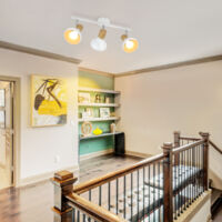 GBLY Lámpara De Techo Negra Lámpara De Techo Con 3 Llamas - E27 Foco De Techo Vintage Pasillo