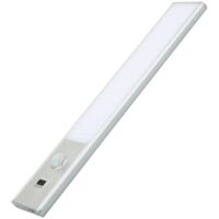 GBLY 2 Bombillas LED Bajo Mueble Sensor Movimiento PIR Control Ola Recargable 6000K Magnético Inalámbrico Cocina Dormitorio Escaleras