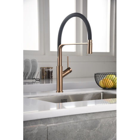 Mice - Mice - Grifo De Cocina Con Teleducha - Monomando Fregadero Extraible Serie Samoa Cromado Plateado Gce017 88650465