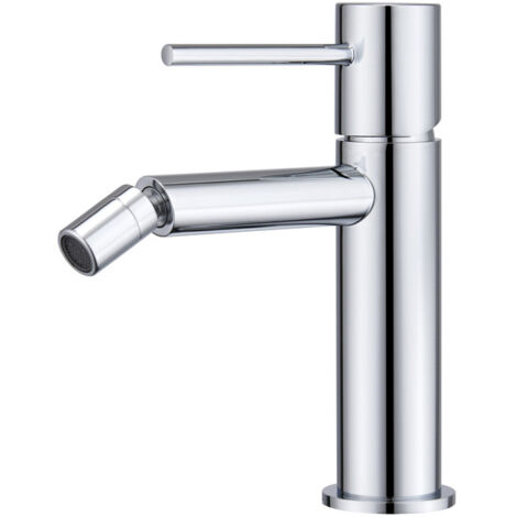Mice - Grifo de bide - Monomando de griferia para WC agua Fria/Caliente -  Grifo higienico color Cromo - BDM039-2