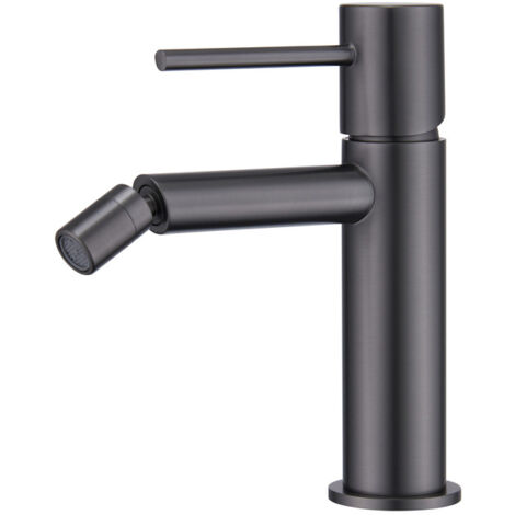 Mice - Grifo de bide - Monomando de griferia para WC agua Fria/Caliente - Grifo higienico color Black Gun Metal - BDM039-2BGM