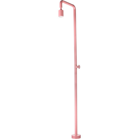 Mice - Ducha para Exterior de 240 cm Hecha de Acero Inoxidable/Pool/Ducha Piscina Exterior Agua Fria - Ducha Externa Monofluido Color Rosa Coral