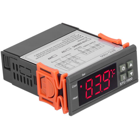Produktbild von Digitaler Temperaturregler STC-1000 (24V) – Kühl- Und Heizthermostat Mit NTC-Sensor, Einstellbar -50°C Bis 110°C