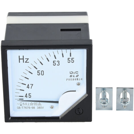 Zoternen Quadratisches Panel-Frequenzmessgerät, 45-55 Hz, AC 380 V, 1,5 Zoll, hochpräziser Frequenztester (1/5)