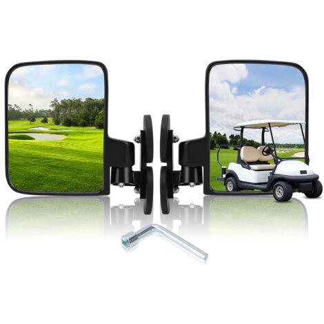 2 Stück Wohnwagenspiegel - Universale Toter Winkel Spiegel 360° Verstellbar