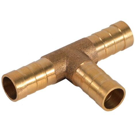X Autohaux 5er-Set T-Stück Schlauchverbinder – Messing, 10 Mm, Für Luft, Wasser, Öl & Kraftstoff