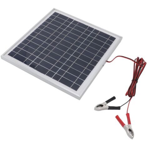 Produktbild von 30W 12V Solarpanel Set – Polykristallin, 335x200x15 Mm, Tragbar Für Camping & Garten