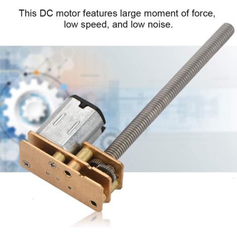 DC-Getriebemotor 6V / 12V – N20-Motor Mit M4 X 55 Mm Welle, Hohes Drehmoment, Metallgetriebe, Für Aufzüge, Roboter, Spielzeug, 1000 Rpm