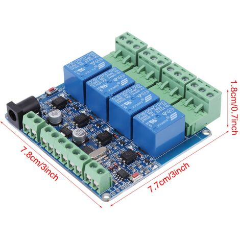 1 STÜCK 2 Kanal Relais Modul, 5V/12V/24V Optokoppler Relaismodul Isoliertes Triggermodul mit und niedrigem Pegel (24 V