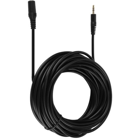 Audiokabel 30m Stecker auf Buchse Optisches Verlängerungskabel Klinkenstecker Aux Kabel für Smartphone Kopfhörer Stereo(15m) (1/5)