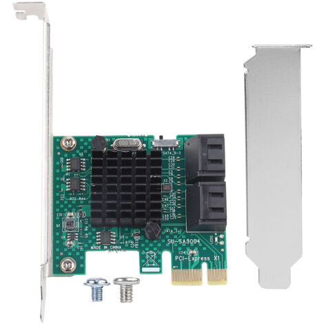 SATA 3.0 Erweiterungskarte 4-Port PCIE zu SATA 3.0 Erweiterungscontrollerkartenadapter 6G (1/5)