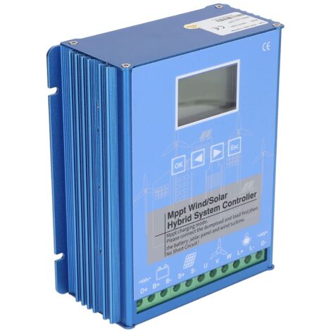 1000 W Wind 8100 W Solar PV Hybrid Solar Laderegler LCD Power Laderegler Automatische Identifizierung 24 V 48 V MPPT für Wind Turbine Solar Panel System
