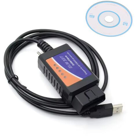 Diagnosetool, Kfz-Diagnosetool für ELM327 PIC18F25K80 FTDI mit CD-Unterstützung OBD2-Protokollersatz für Focus (1/5)