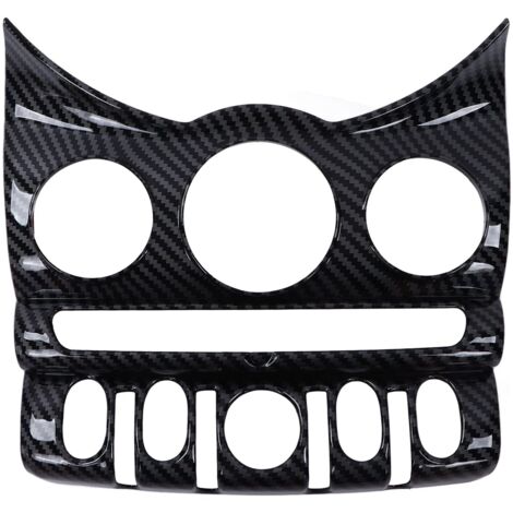 4er Set Lüftungsringe Für Audi A3 8V (2012-2019) - Blaue Alu-Abdeckungen Für Mittelkonsole