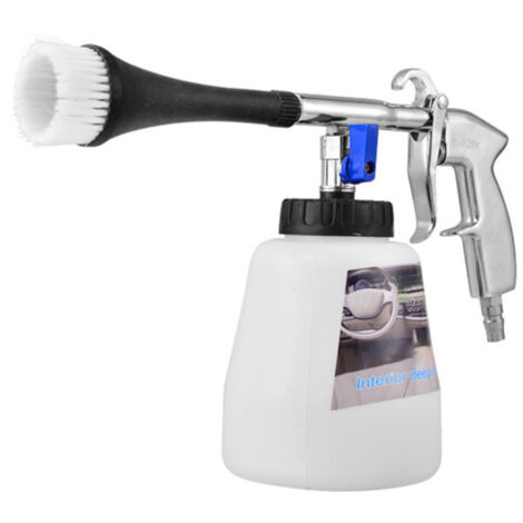Zoternen Auto-Reinigungspistole, Hochdruck-Detailing-Waschpistole mit 1-Liter-Schaumflasche, tragbar für Türen, Sitze, Teppiche