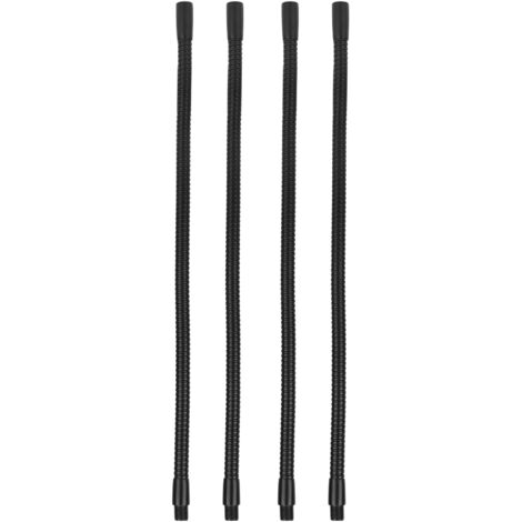 Estink Aluminium-Hals-Lampenschlauch, 10 mm Kaliber, flexibler Tischlampenschlauch, Beleuchtungsrohr für DIY-Schreibtischlampen, Pflanzenlichter, 4 Stück (35 cm) (1/5)