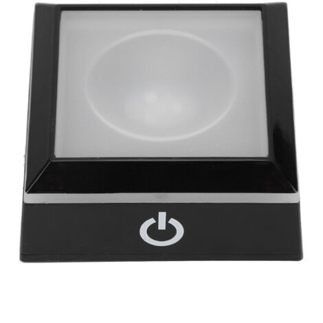 HEEPDD LED-Lichtsockel-Displayständer mit Farbwechsel, USB- und batteriebetrieben, einfach zu bedienen, multifunktional für Kristallkunstglasdekor (1/5)