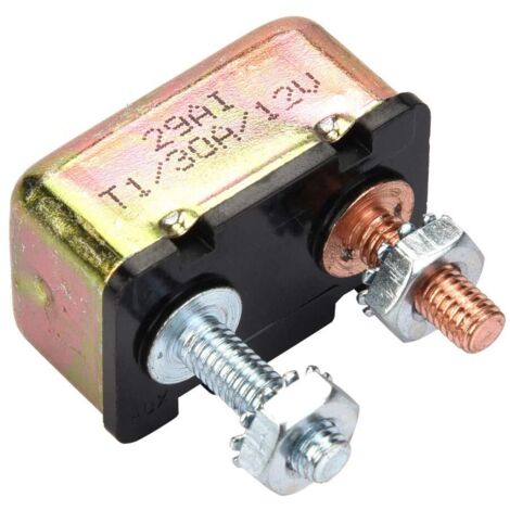 12/24V Marine Automatischer Rückstell-Leistungsschalter/Sicherung mit Metallabdeckung [30A]