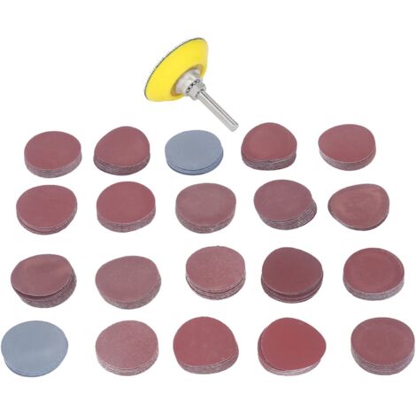 Fächerscheiben-Set 5-teilig – Schleifpapier Für Bohrmaschine, Körnung 80, Schaft 6 Mm, Ø 16–40 Mm – Zum Schleifen, Polieren & Entgraten