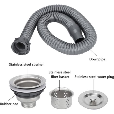 Universal Waschbeckenstöpsel Aus Messing – Antik-Design, Für 2,6-5 Cm Ablauf, Mit Haarfänger