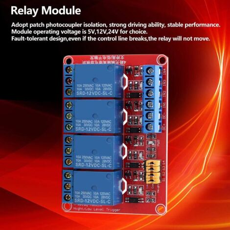 KNACRO 2-Kanal Relaismodul Hoch/Niedrig Auslöser Optokoppler