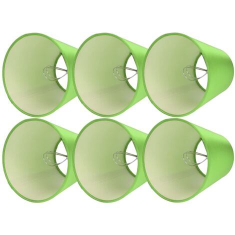Stück E14 Lampenschirme aus weichem Stoff, klassisch-modern, Lampenabdeckung für Tisch- und Stehlampen, Zubehör für Schlafzimmer und Wohnzimmer (Fluoreszierendes Grün PX157)
