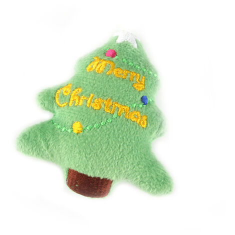 Weiches Plüschtier mit Weihnachtsmotiven, liebenswert bissfest und fein verarbeitet, für Haustiere, Typ 1