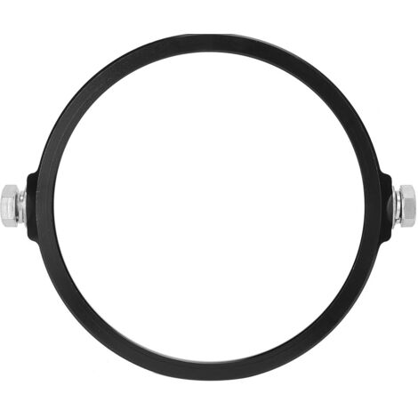 EBTOOLS 5,75 Zoll runde Scheinwerferhalterung, universelle Scheinwerferhalterung aus Aluminiumlegierung für Motorradumbauten (Schwarz).