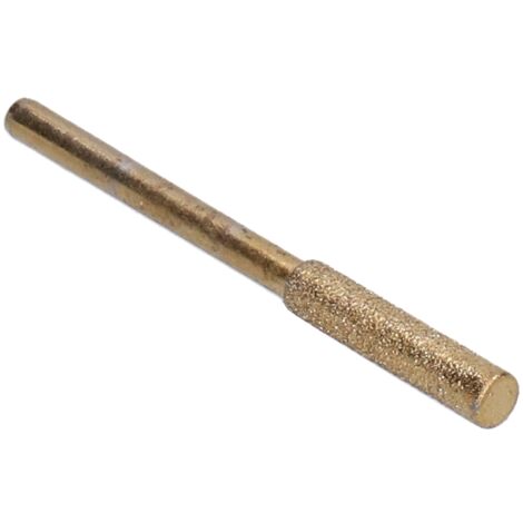Produktbild von Montierter Schleifstein Für Drehwerkzeuge – 3 Mm Schaft, Blauer Korund, Zylinder- & Spitzkopf (1 Stk.) Für Metall, Holz & Jade