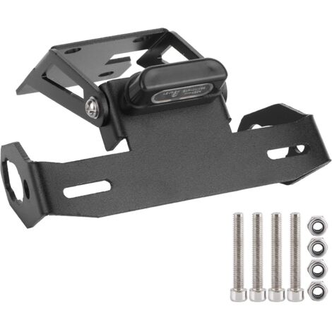 Kennzeichenhalterung für Z 650/650 (2017–2018) mit LED-Beleuchtung, Motorrad-Kennzeichenhalter, Aluminium, wasserdicht, einfache Montage