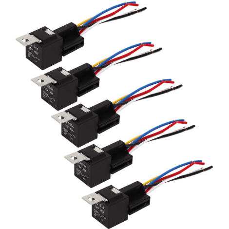 Prise Relais étanche 5 Broches Avec Câblage - 12V, Pour Bateaux, Neuf, Sans Marque