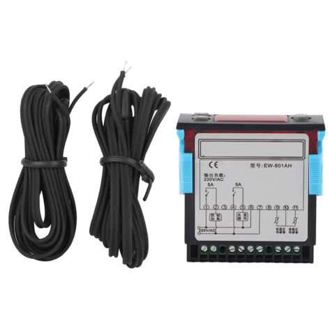 Termostato Digitale Per Scaldabagno Solare AC220V - Regolatore Temperatura Con Sonda A 2 Canali - Foto 8