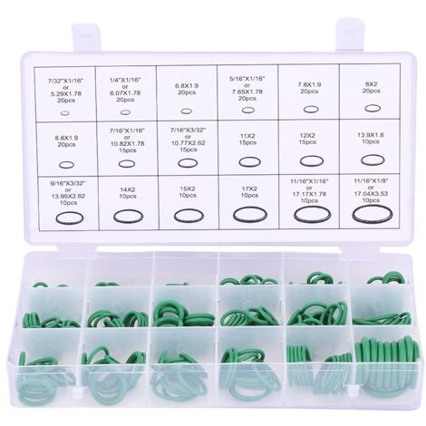 Kit O-Ring In Gomma NBR - 270 Pezzi In 18 Misure Diverse Per Riparazioni Idrauliche, Auto E Fai-Da-Te
