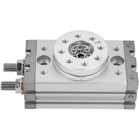 Cilindro Pneumatico Rotativo 90 Gradi ACK25-90R - Per Serraggio E Rotazione, Alluminio - Foto 5