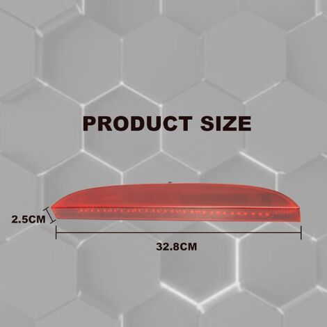 3ème Feu Stop Haut Pour Renault Clio II (1998-2005) - LED Rouge - Référence 7700410753 - Améliore La Sécurité - Installation Facile - 7