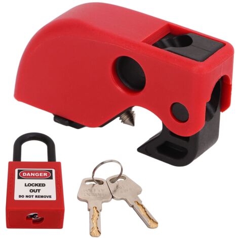 Gruppo di bloccaggio dell'interruttore automatico, dispositivo di bloccaggio universale dell'interruttore automatico, kit di etichettatura di bloccaggio, bloccaggio dell'interruttore automatico, per l (1/4)