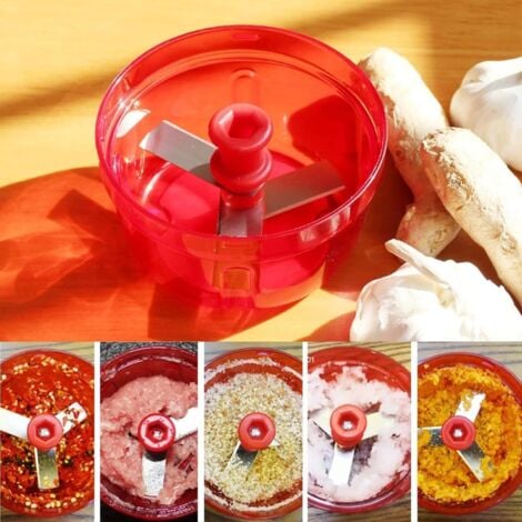 Hachoir à oignons lame en Métal Autres accessoires de cuisine- Rouge