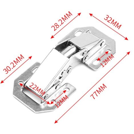 Bisagra De Quina Industrial De Acero Inoxidable Para Puerta Plana