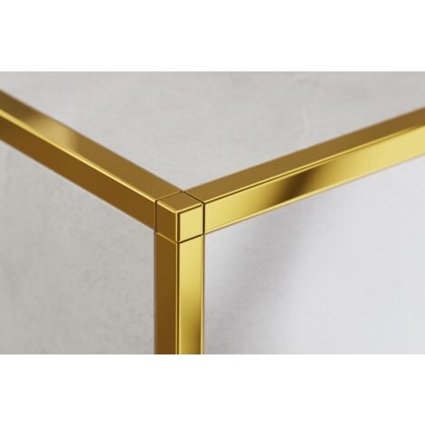 Eckabschluss für Edelstahlprofile Q und P 1cm - Glänzendes Gold