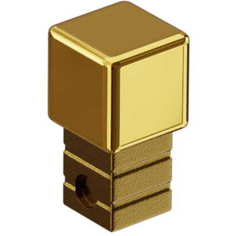 Eckabschluss für Edelstahlprofile Q und P 0.8cm - Glänzendes Gold