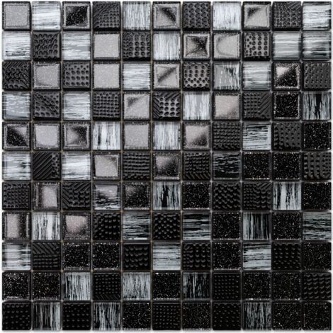 Mosaik aus Glas für die Inneneinrichtung der Küche -30cmx30cm - Extraterrestrial