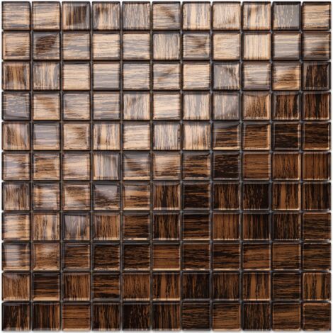 Mosaik für Badezimmer Küche aus Glas 30 x 30 cm - The Doors
