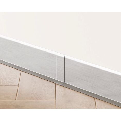 FI-Dichtung für Sockel F aus Edelstahl 10cm x 3cm x 1.2cm - Silber satiniert (1/5)