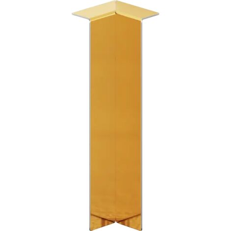 Ilcom FCLI Innenecke für FC-Fußleiste aus Edelstahl 60mm x 20mm x 10mm - Gold poliert