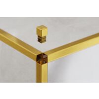Eckabschluss für Edelstahlprofile Q und P 1cm - Satiniertes Gold