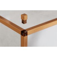 Eckabschluss für Edelstahlprofile Q und P 1.2cm - Satiniertes Kupfer